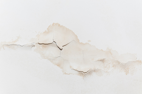water leaks on wall
